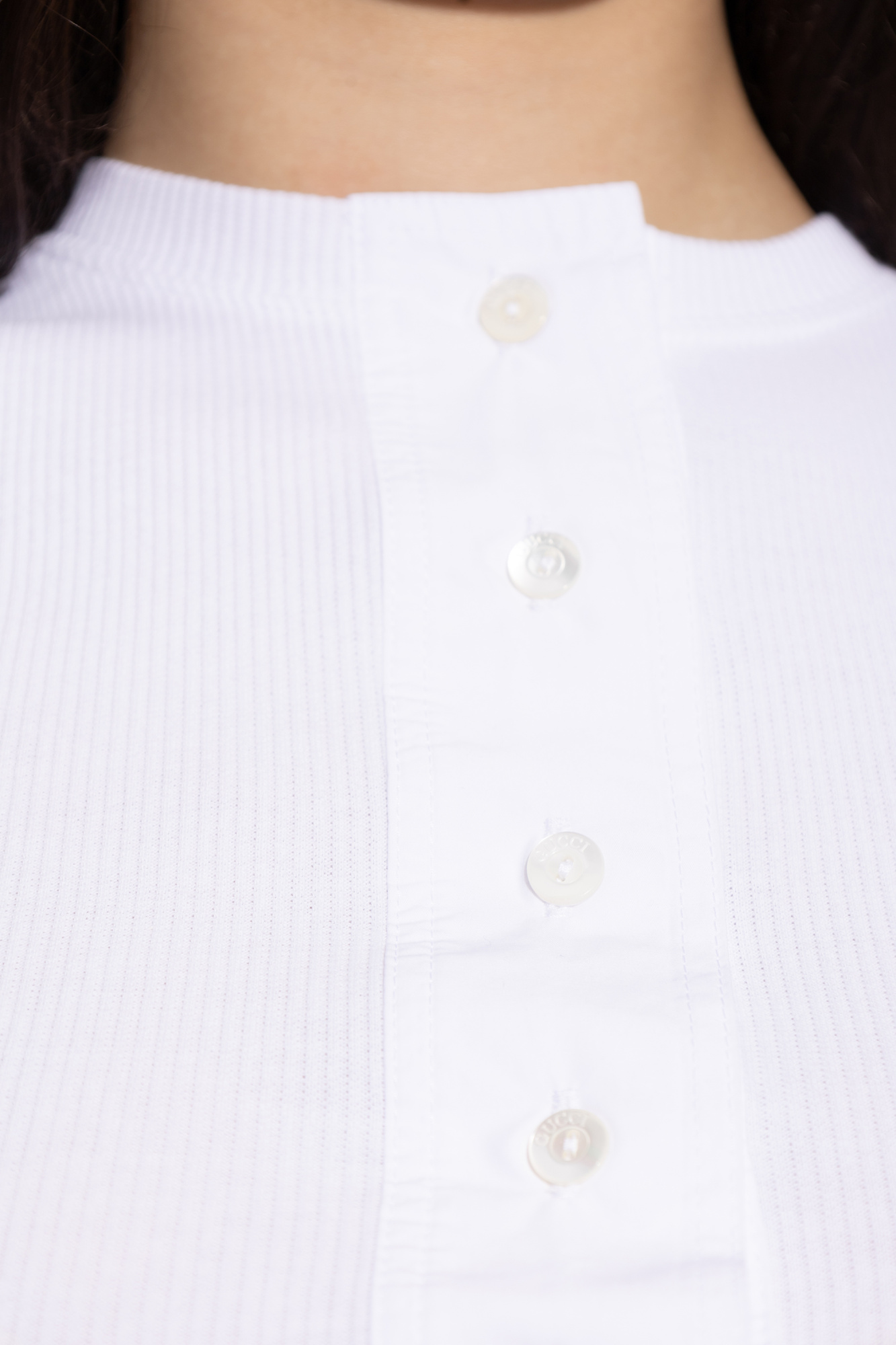 Gucci Top with embroidered logo | Women's | Vitkac